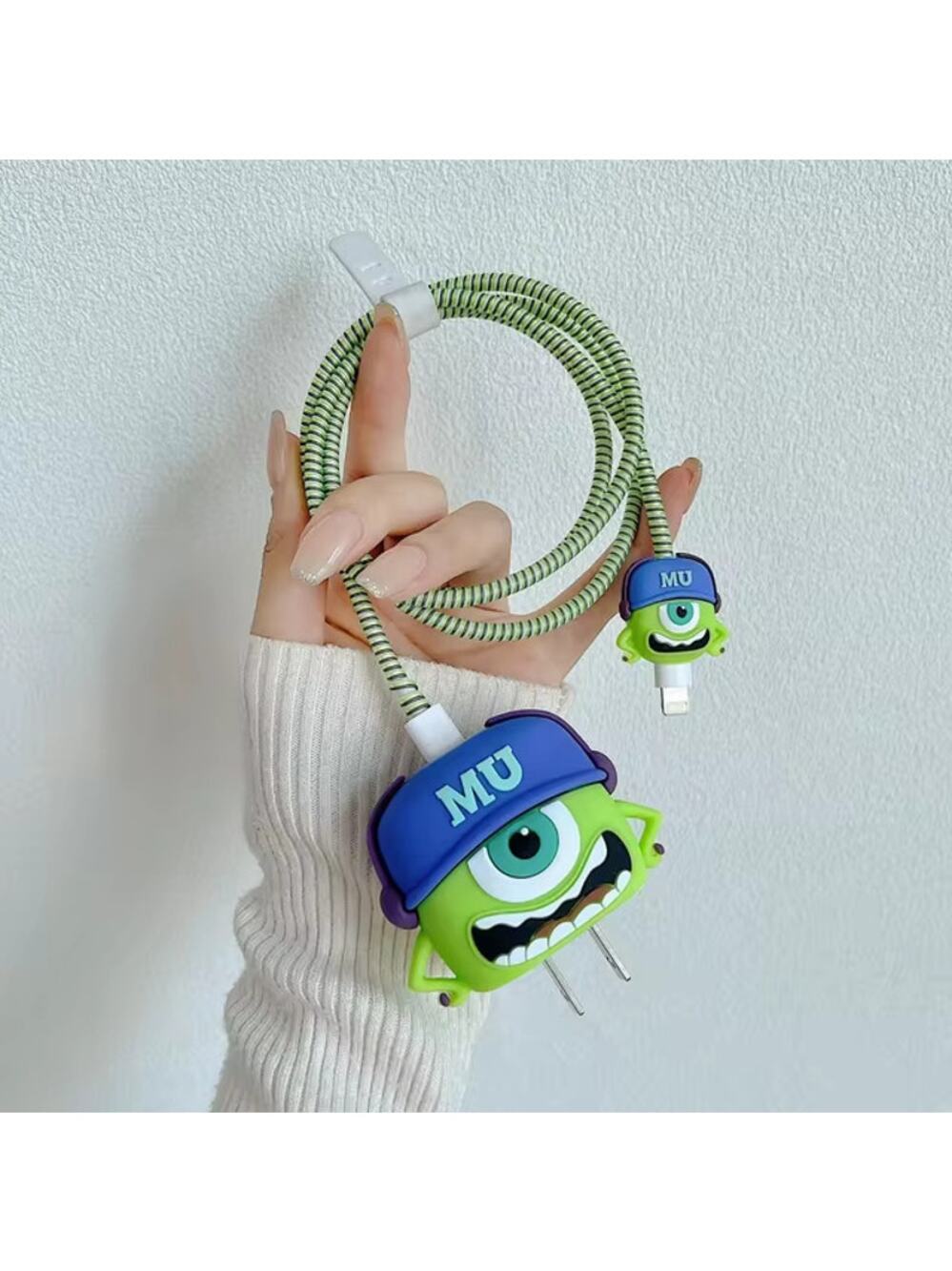 Monster Inc Mike Wazowski iPhone Charger Cable Protector P42